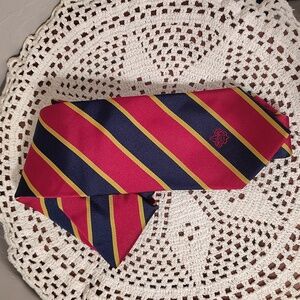 Boy Scouts of America Silk Tie Red Blue Gold